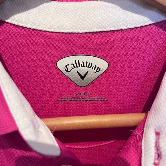Polo Shirt Callaway Golf Pink - Picture 4 of 5